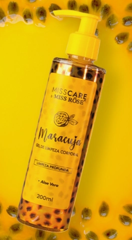 Gel Limpeza Corporal Maracuja 854 Miss Rose