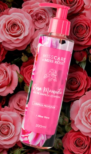 Gel Limpeza Corporal Rosa Mosqueta 856 Miss Rose