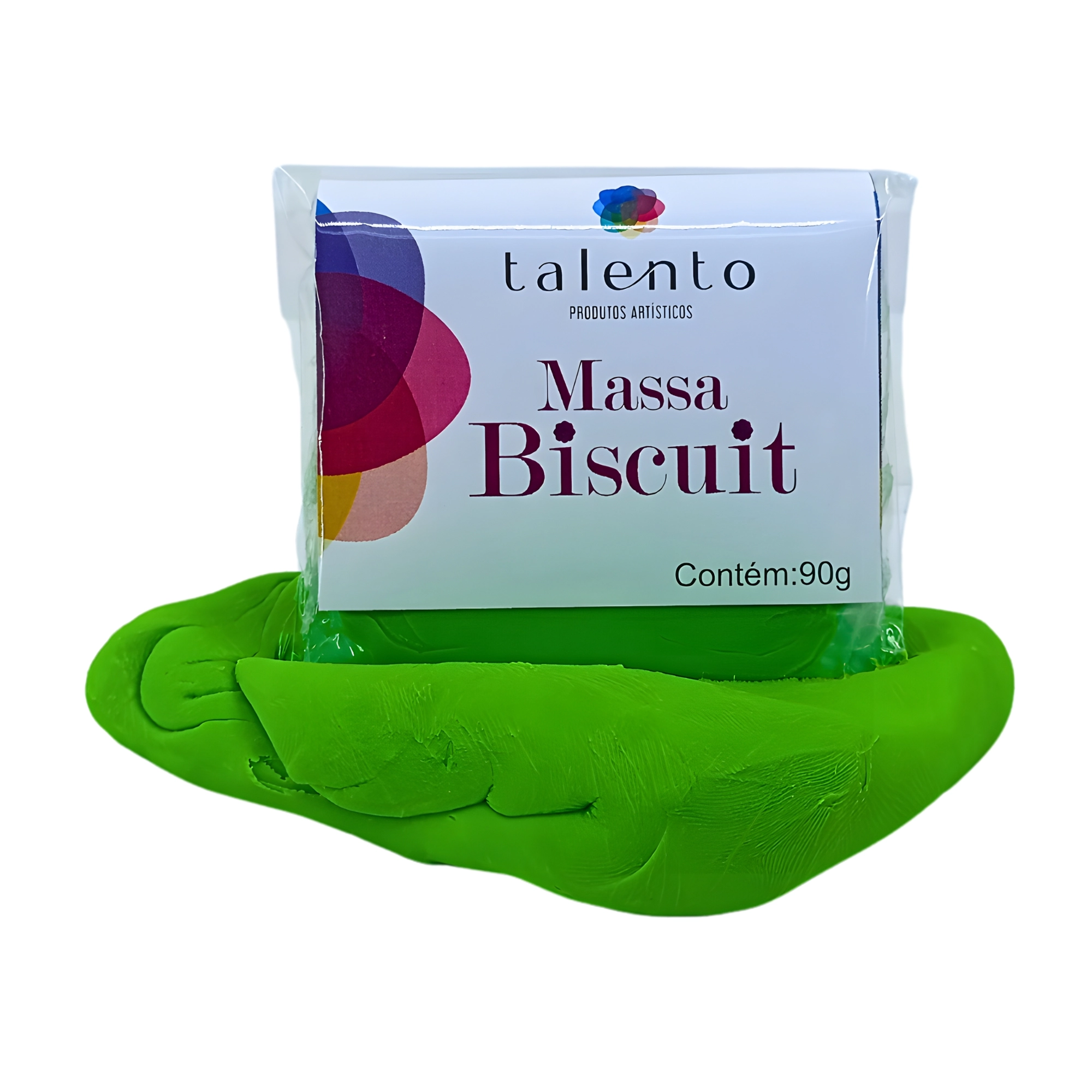 Massa Biscuit Verde Folha 90g 7908423122497 Talento