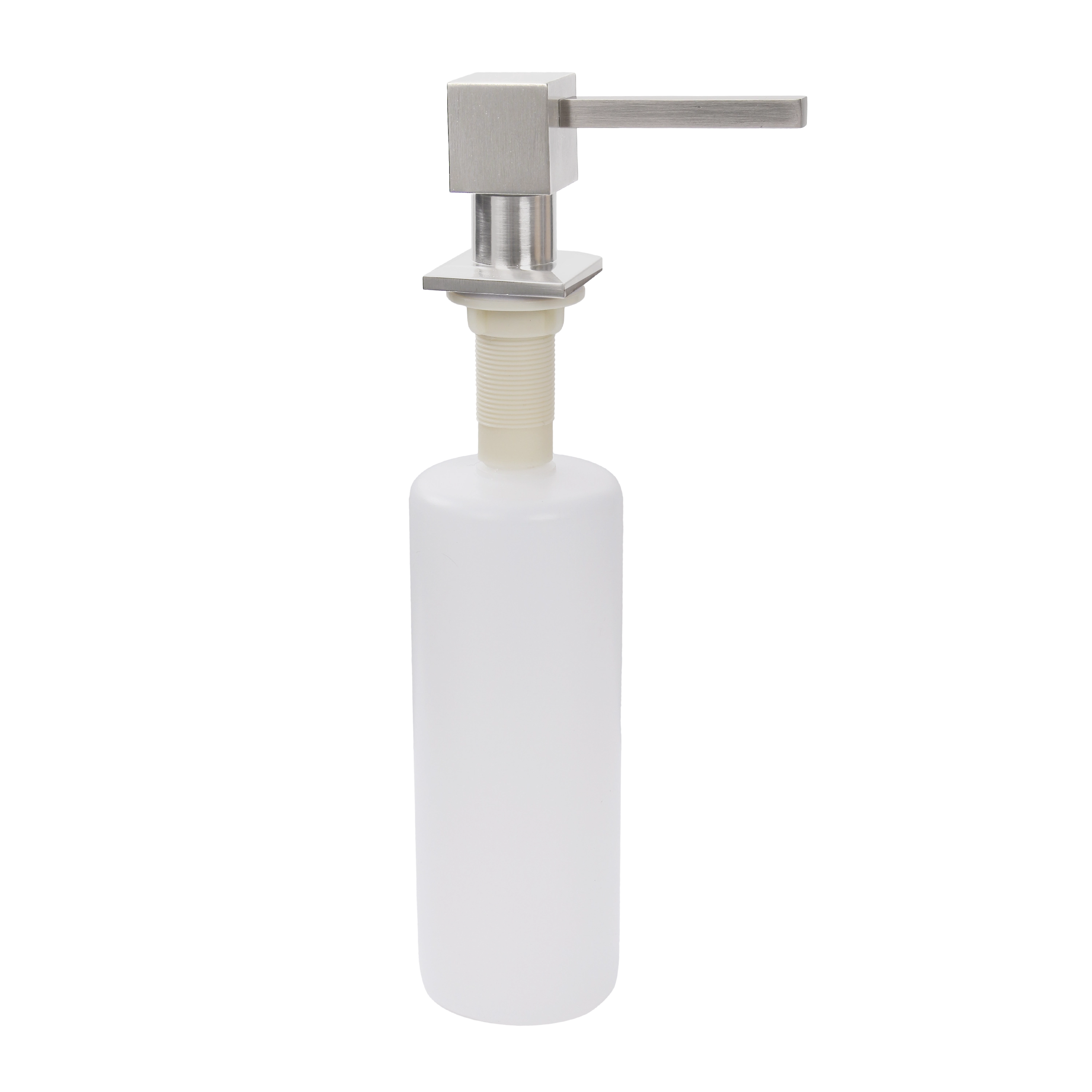 Dispenser Dosador Embutir Aço Inox Escovado Quadrado 500ml