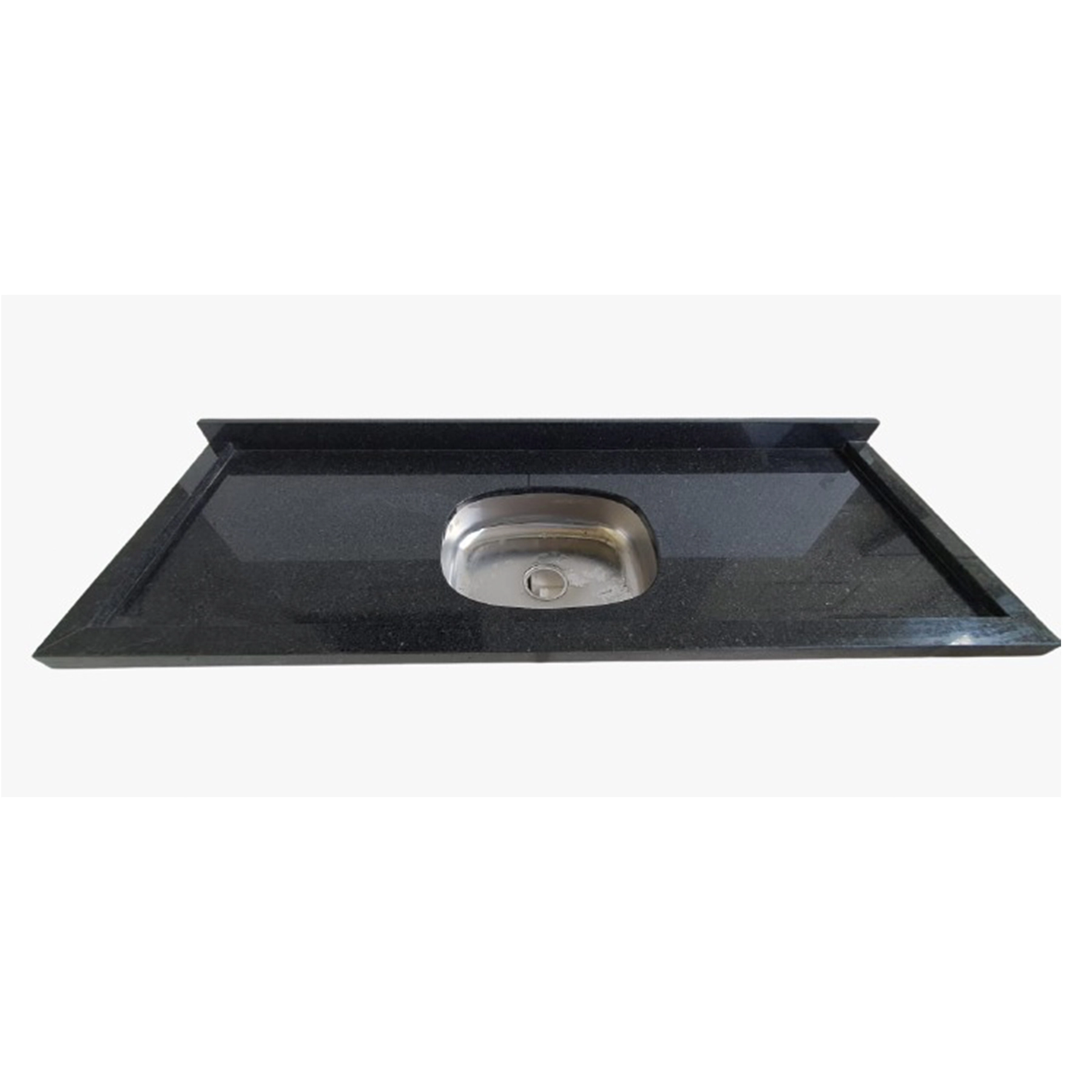 Pia de Cozinha Granito 150x55cm Preto São Gabriel