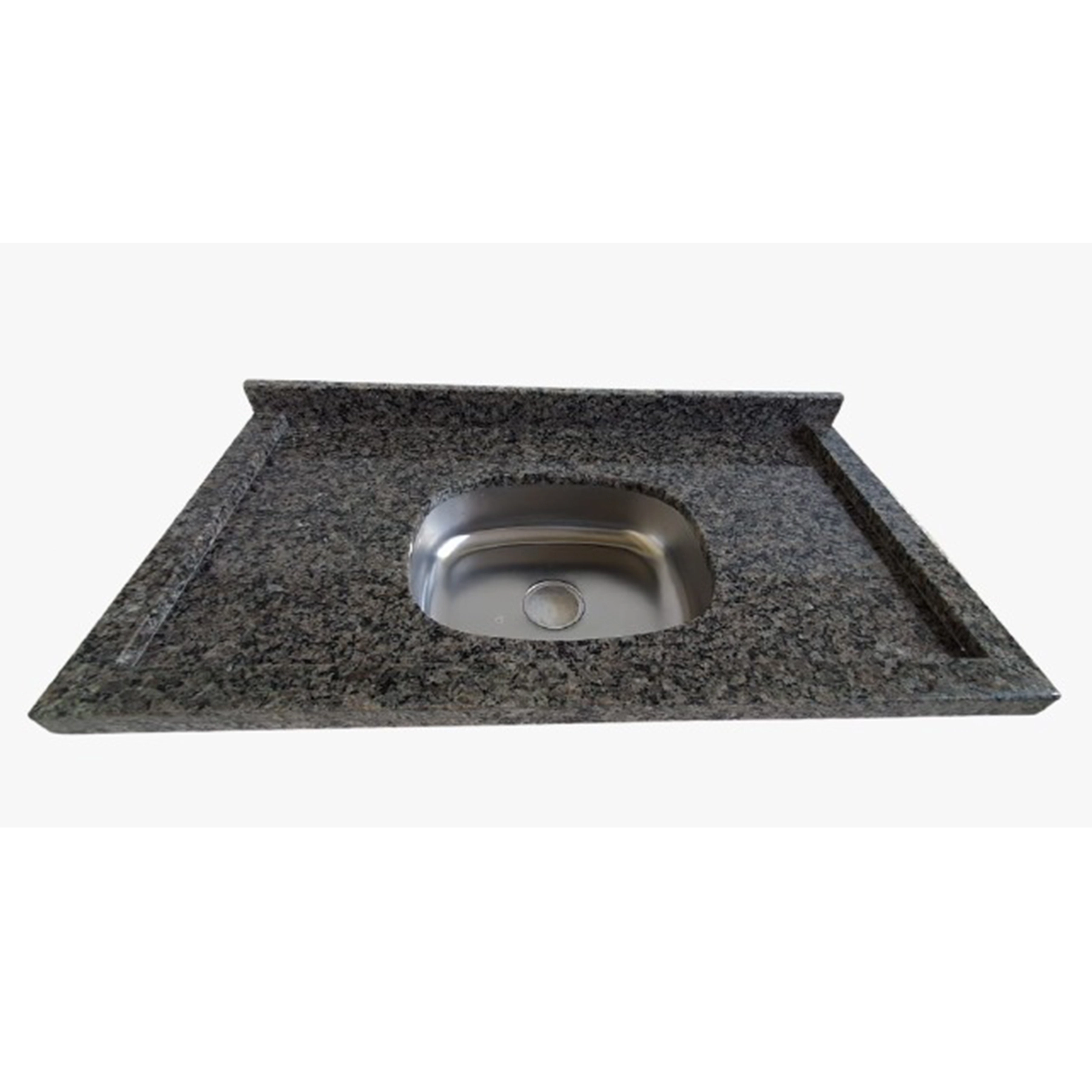 Pia de Cozinha Granito Cinza 100x55cm Ocre Itabira
