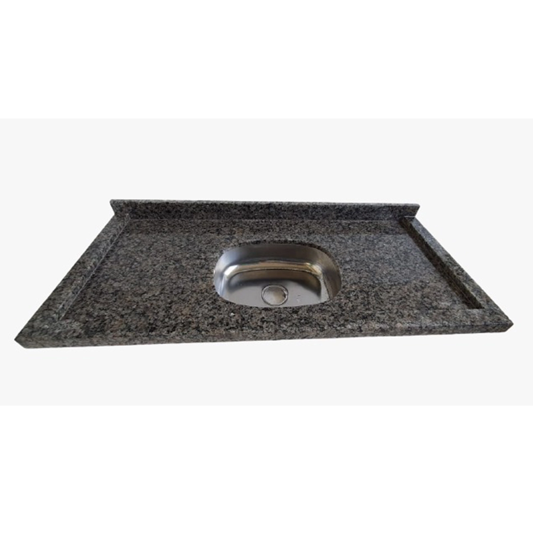 Pia de Cozinha Granito Cinza 120x55cm Ocre Itabira