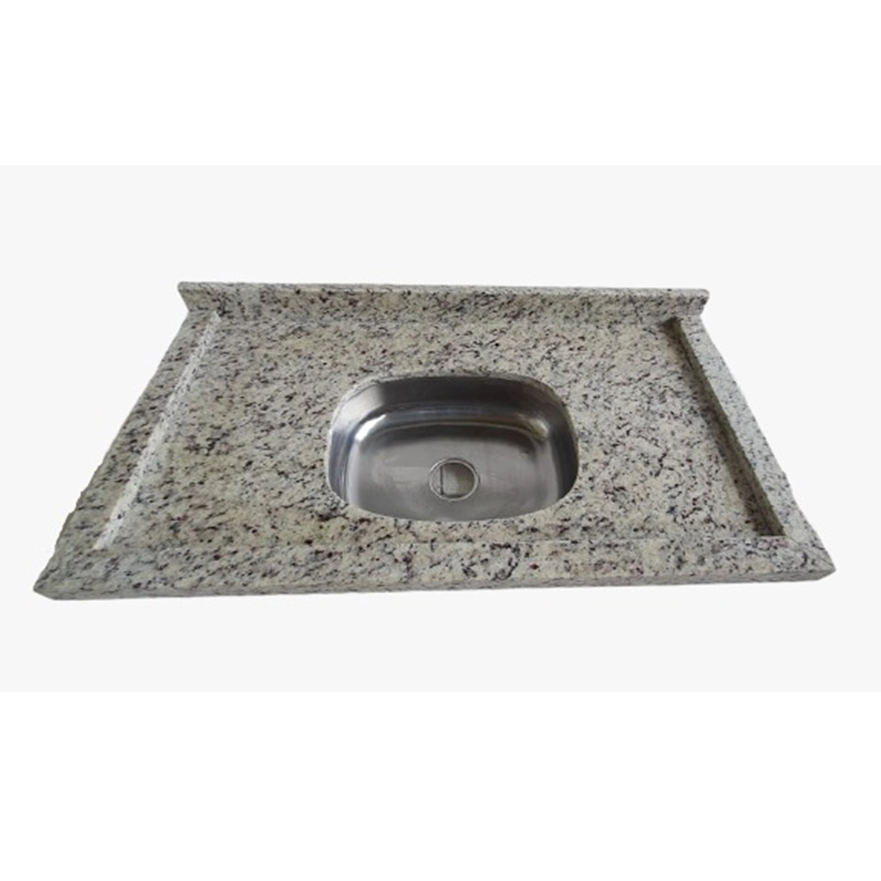 Pia de Cozinha Granito 100x55cm Branco Everst