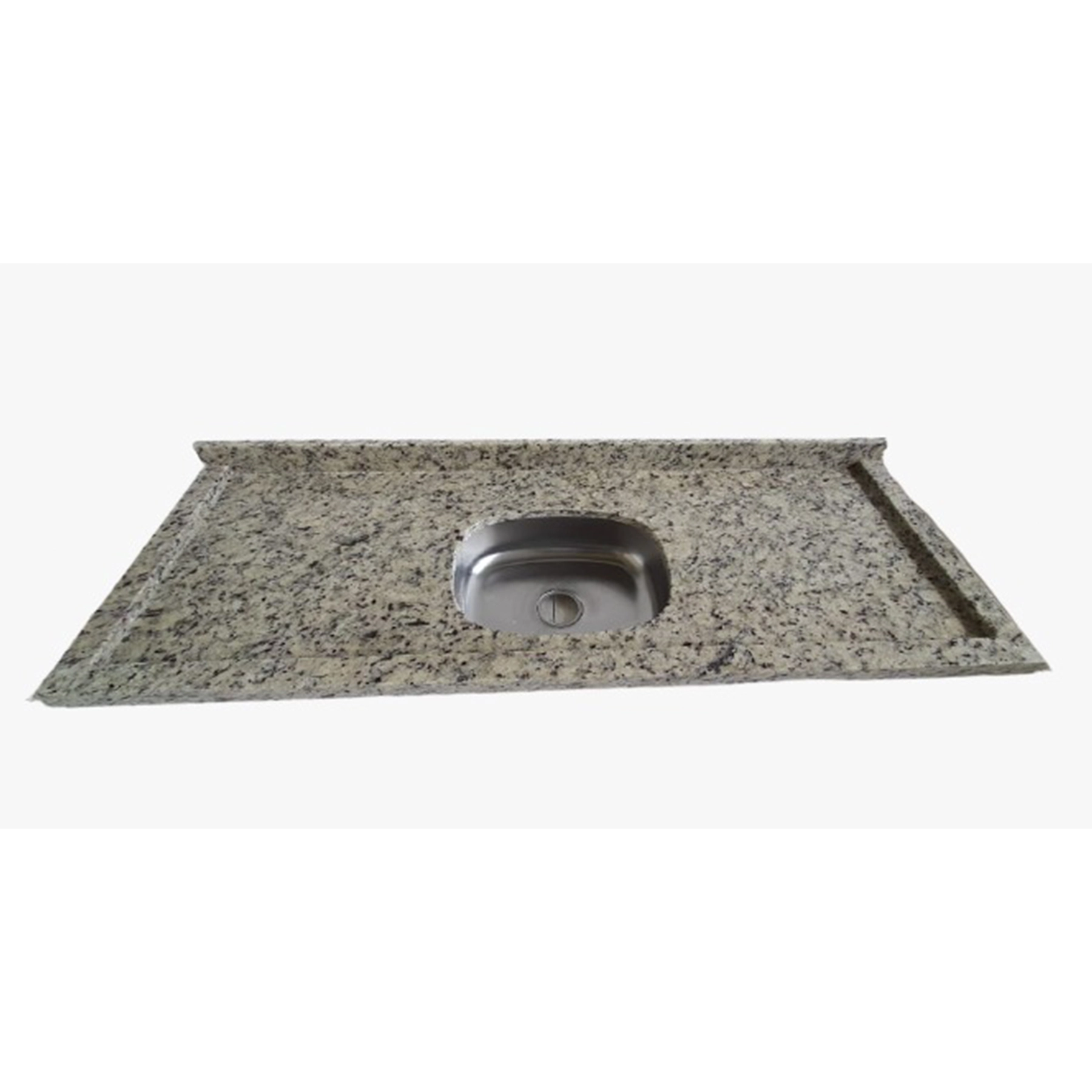 Pia de Cozinha Granito 150x55cm Branco Everest