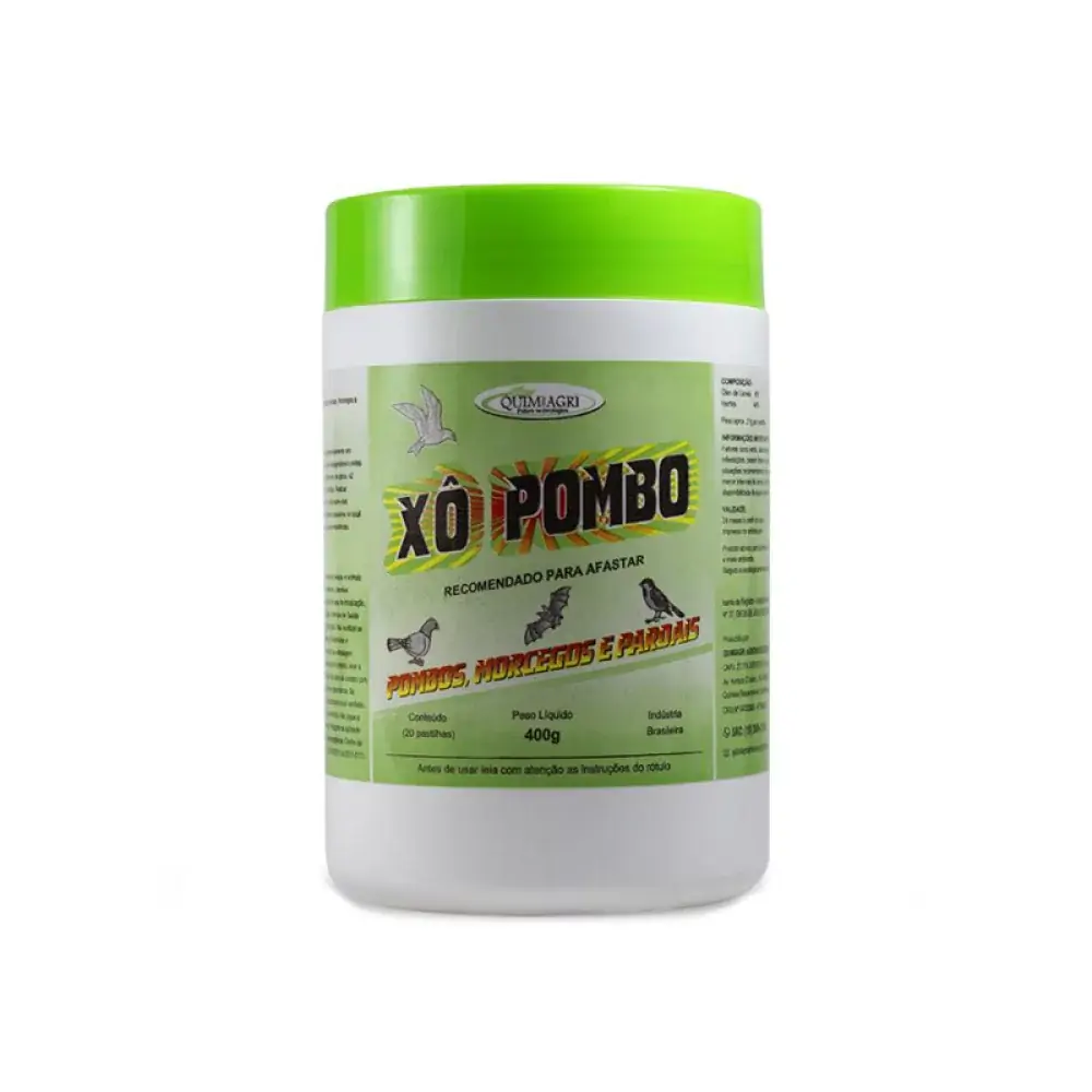 Xo Pombo Pastilha 400g Quimiagri