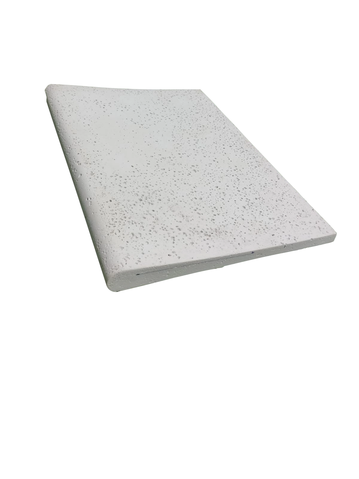 Borda De Piscina Atérmica Bellastone 50x25cm Modelo Peito De Pombo Branca