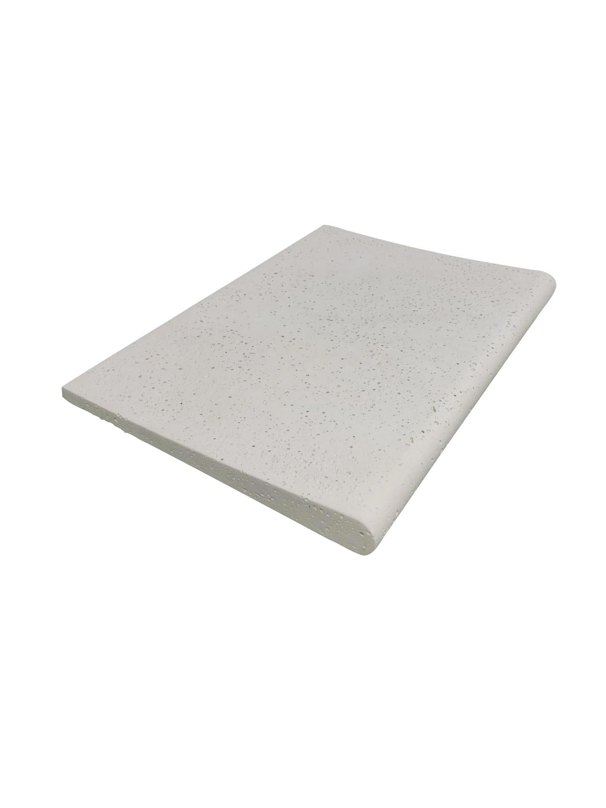Borda De Piscina Atermica Bellastone 50x30cm Modelo Peito De Pombo Branca