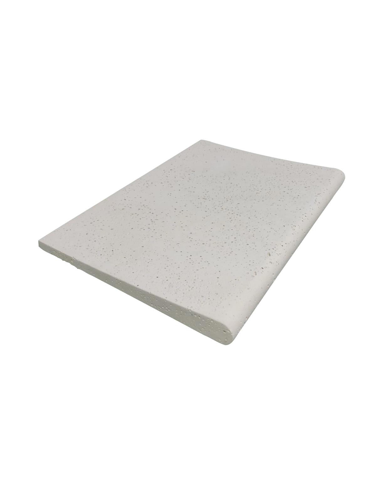 Borda De Piscina Atermica Bellastone 50x35cm Modelo Peito De Pombo Branca