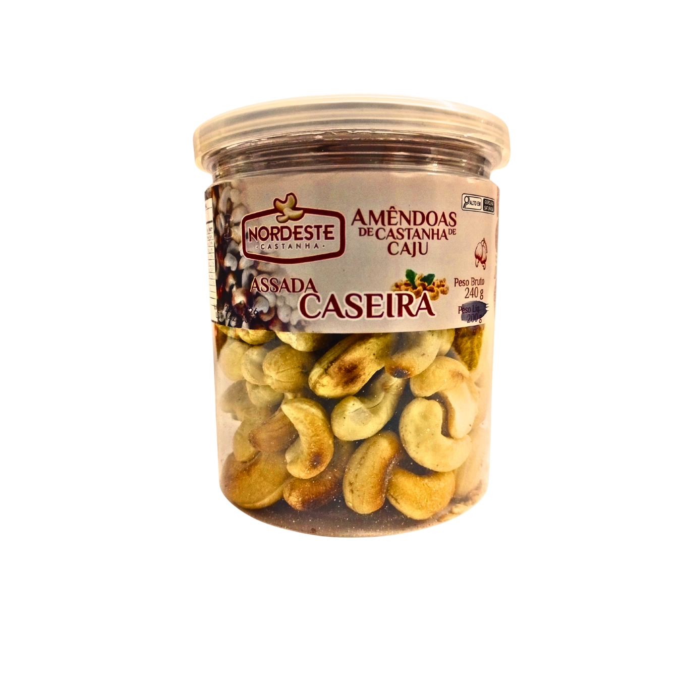 Amendoas Nordeste Castanha De Caju Assada Caseira 200g