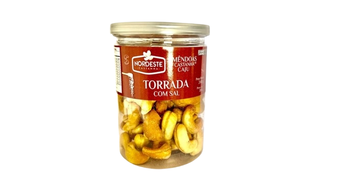 Amendoas Nordeste Castanha De Caju Assada Caseira Com Sal 200g