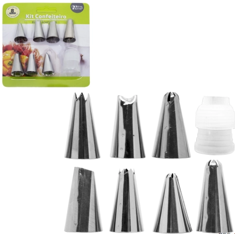 Kit Confeiteiro C/8 Pcs Ref Ct2899