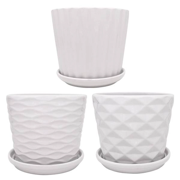 Vaso Geometrico 13.5x12cm Ct3925 Chinatown