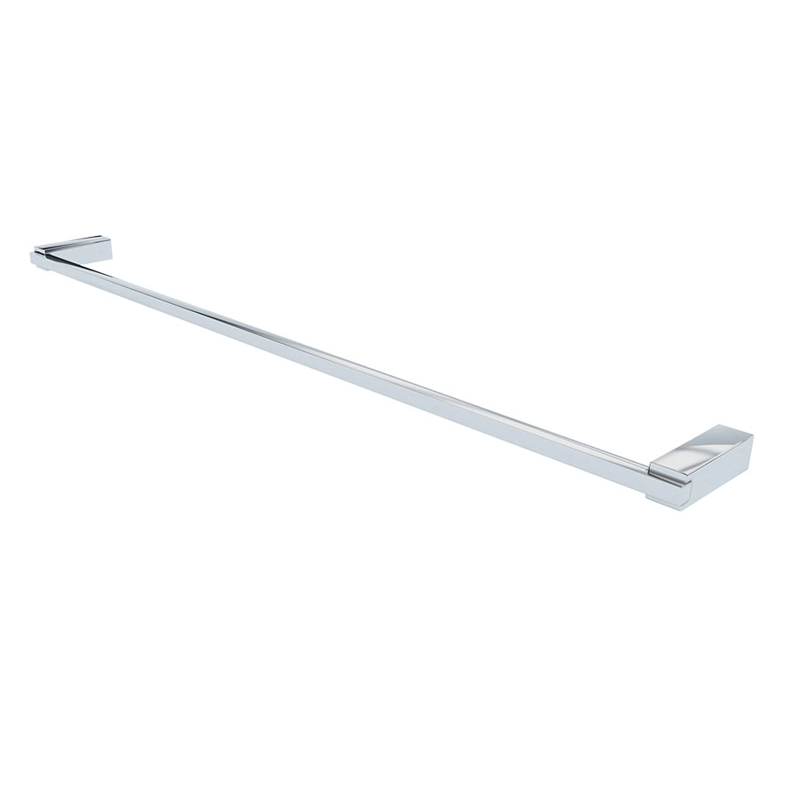 Porta Toalha Cromado Reto Para Banheiro E Lavabo Fani Quartzo 4400 C140