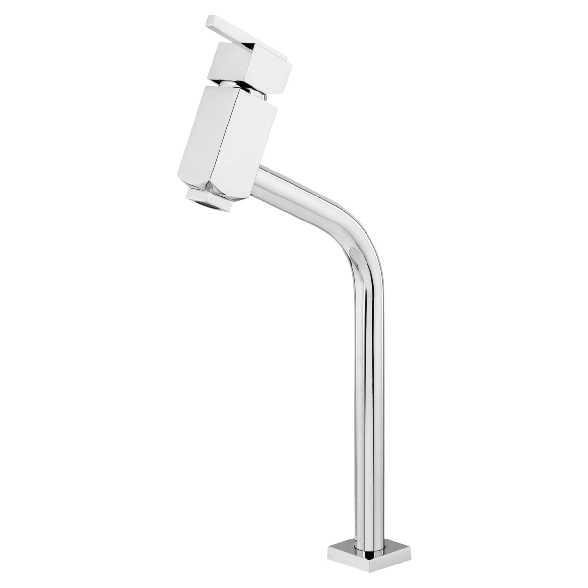 Misturador Monocomando De Mesa Para Banheiro E Lavabo Cromado Bica Alta Fani Eros 6208 C640 Dn 15 1/