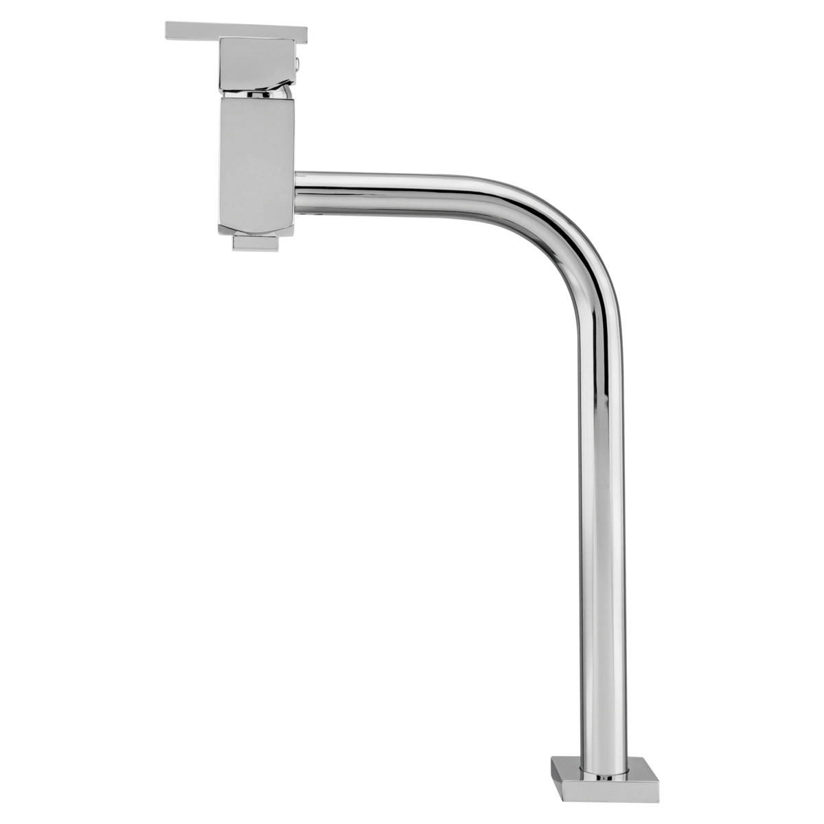 Misturador Monocomando De Mesa Para Banheiro E Lavabo Cromado Bica Alta Fani Eros 6209 C640 Dn 15 1/