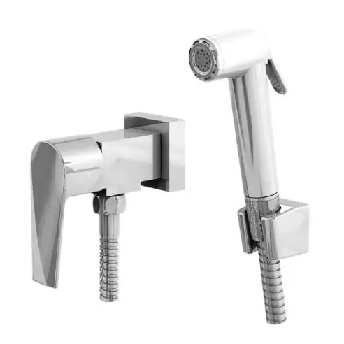 Ducha Higiênica Com Registro E Gatilho Para Banheiro E Lavabo Cromada Fani Bold 1739 C370 Dn 15 1/2