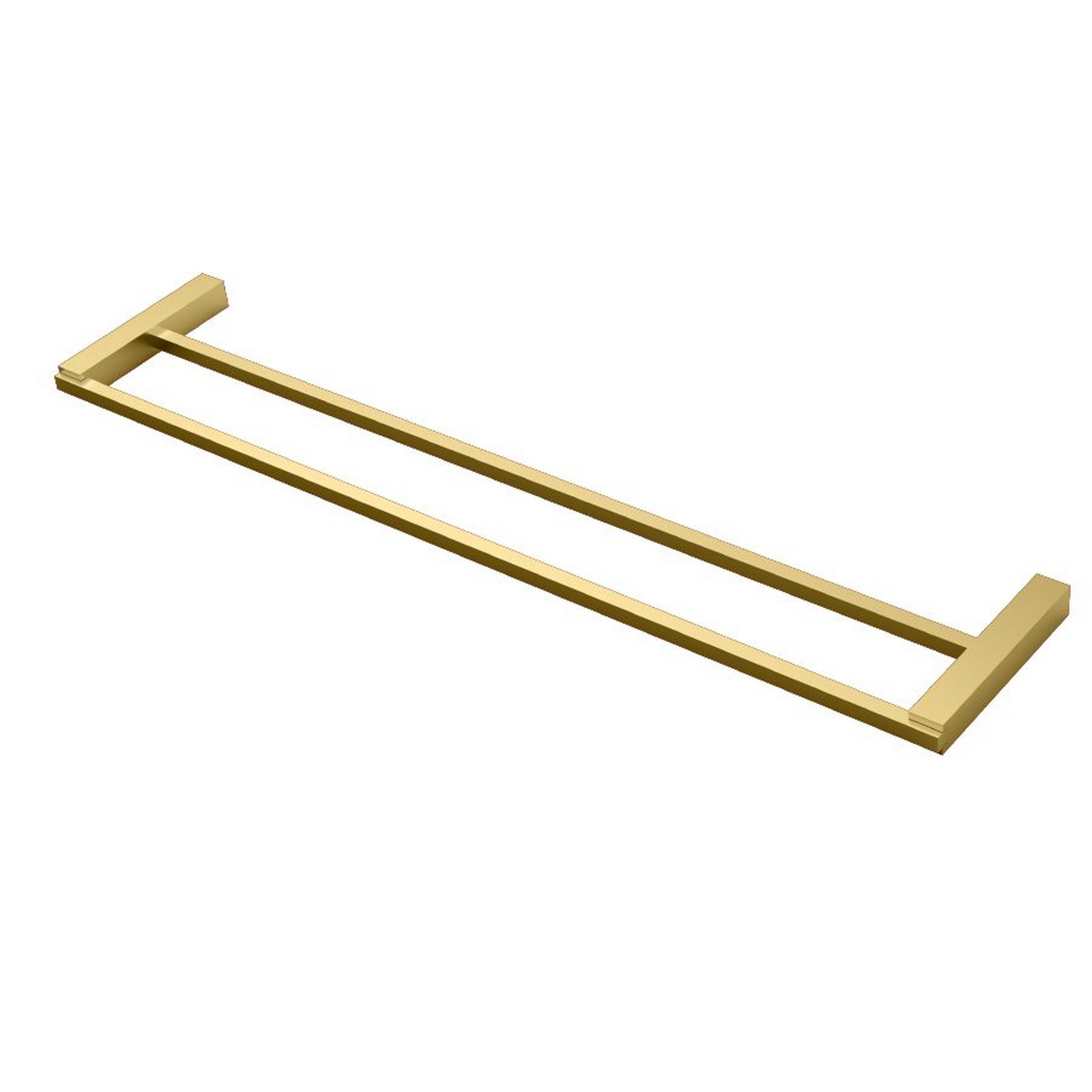 Porta Toalha Duplo Doro Vecchio Reto Para Banheiro E Lavabo Fani Quartzo 4900 Dv140