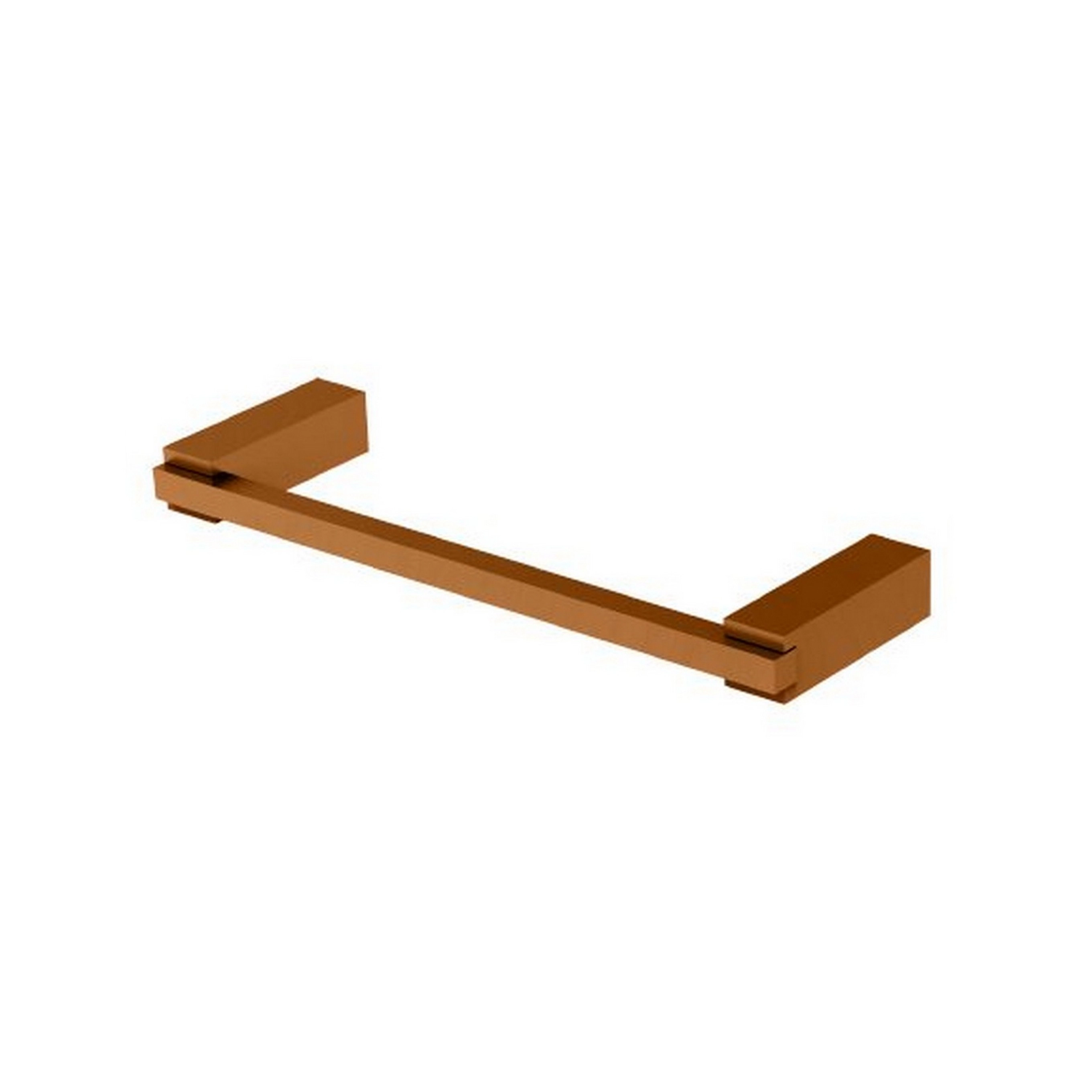 Porta Toalha Reto Pequeno 20 Cm Quartzo Rose Gold Fani