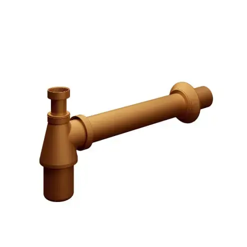 Sifão Regulável Para Banheiro E Lavabo Rosso Vecchio Fani 1680 Rv Dn 25 1 X Dn 40 1.1/2