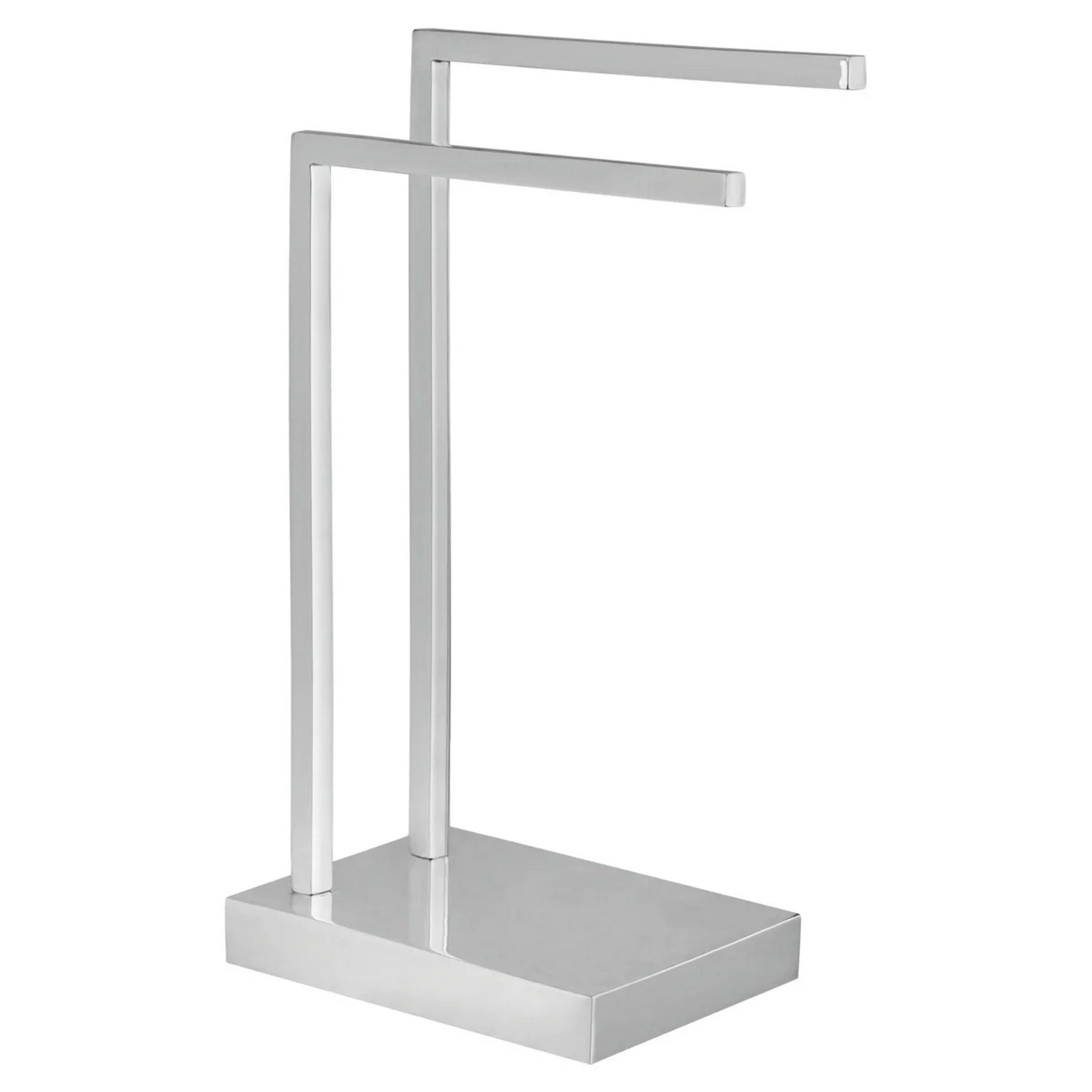 Porta Toalha De Bancada Cromado Quadrado Para Banheiro E Lavabo Fani Horus 2300 C450