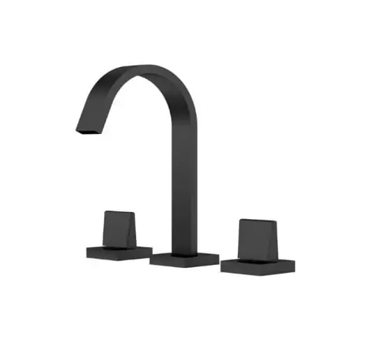 Misturador De Mesa Para Banheiro E Lavabo Preto Fosco Bica Fani Prima 1877 Bk210 Dn 15 1/2