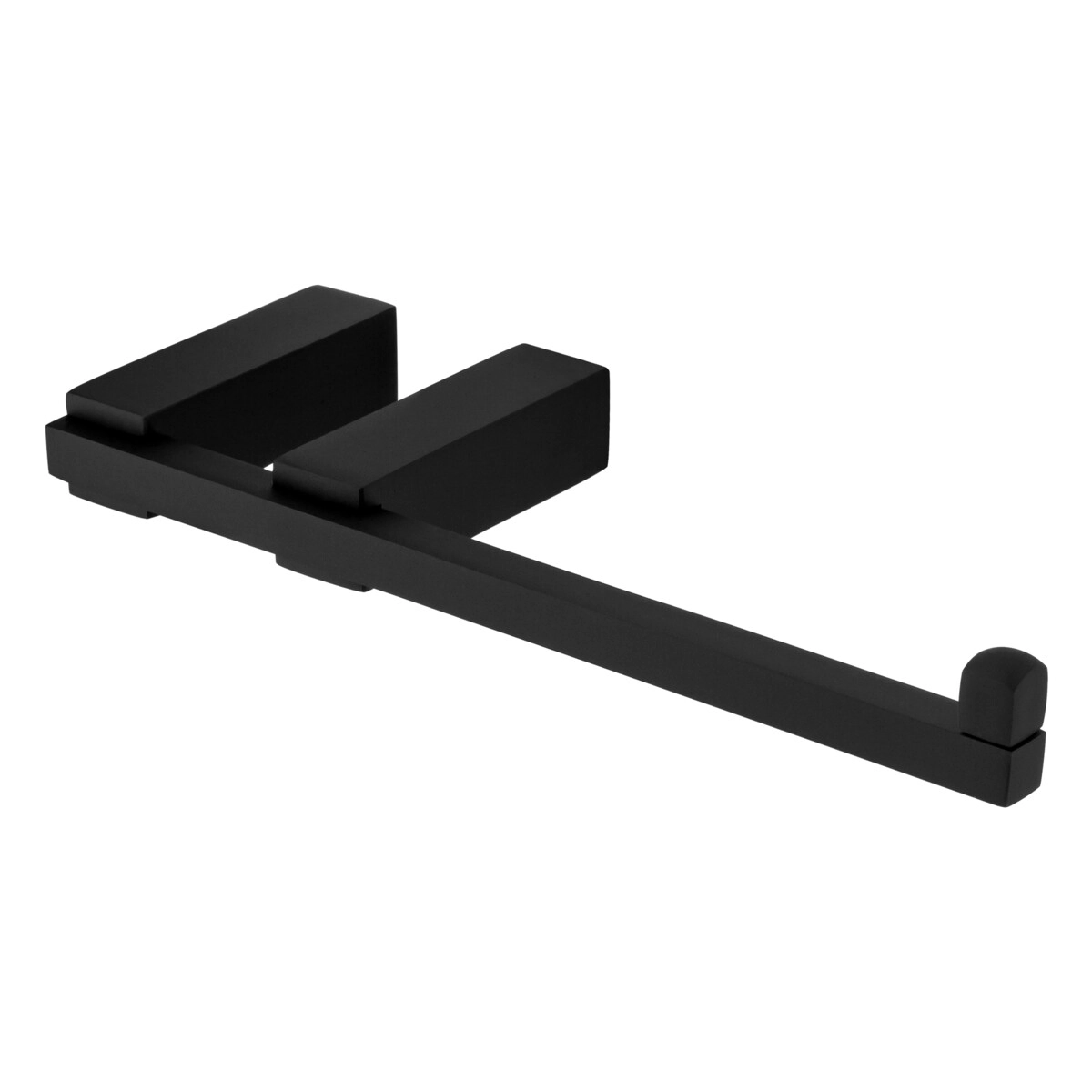 Papeleira Sem Cobertura Para Banheiro E Lavabo Preta Fosca Fani Quartzo 4300 Bk140