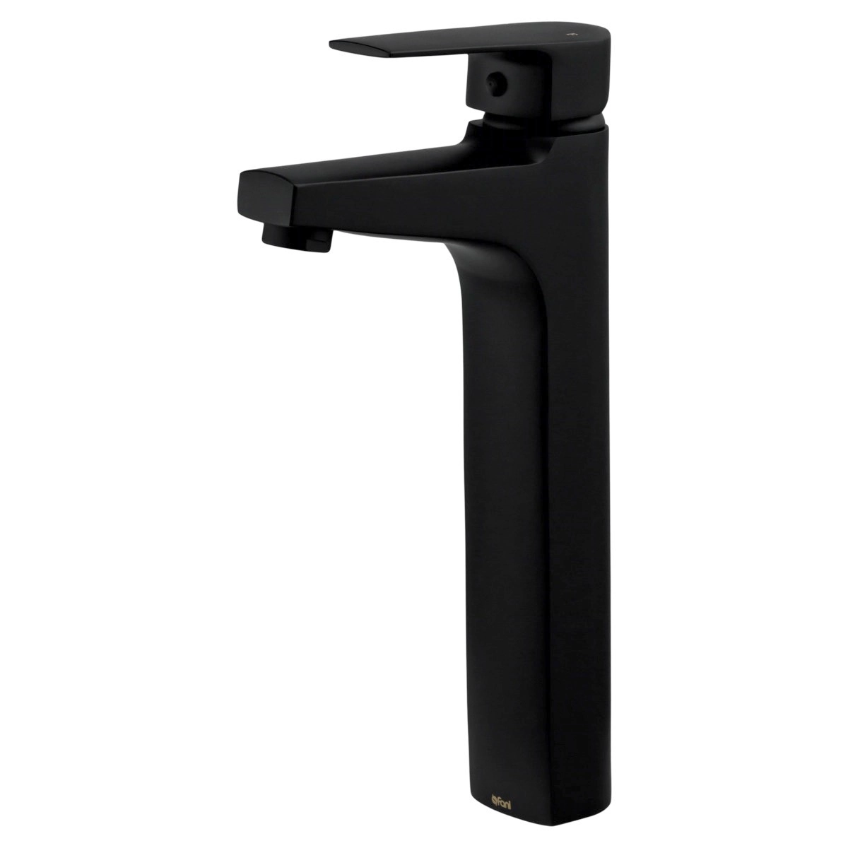 Misturador Monocomando De Mesa Para Banheiro E Lavabo Preto Fosco Bica Alta Fani Bold 6877 Bk370 Dn