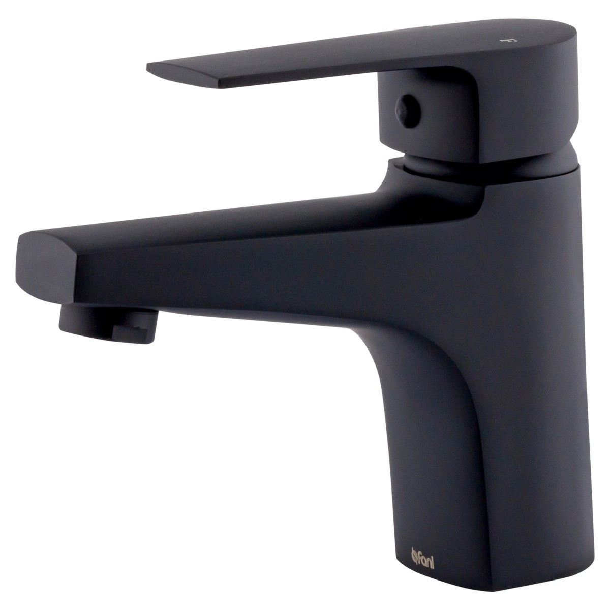 Misturador Monocomando De Mesa Para Banheiro Preto Fosco Bica Baixa Fani Bold 6875 Bk370 Dn 15 1/2
