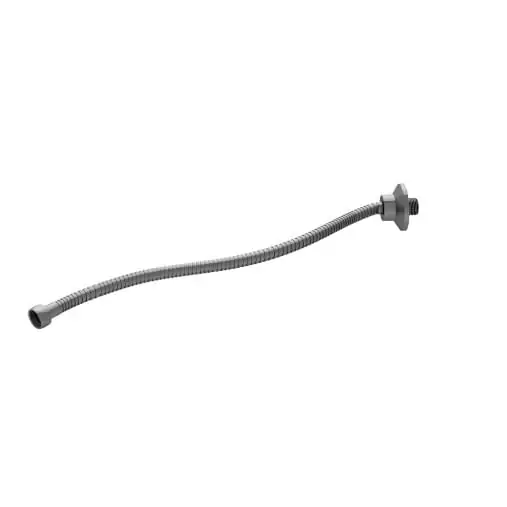 Ligação Flexível Preta Fosca Fani 1930 Bk 40cm Dn 15 1/2