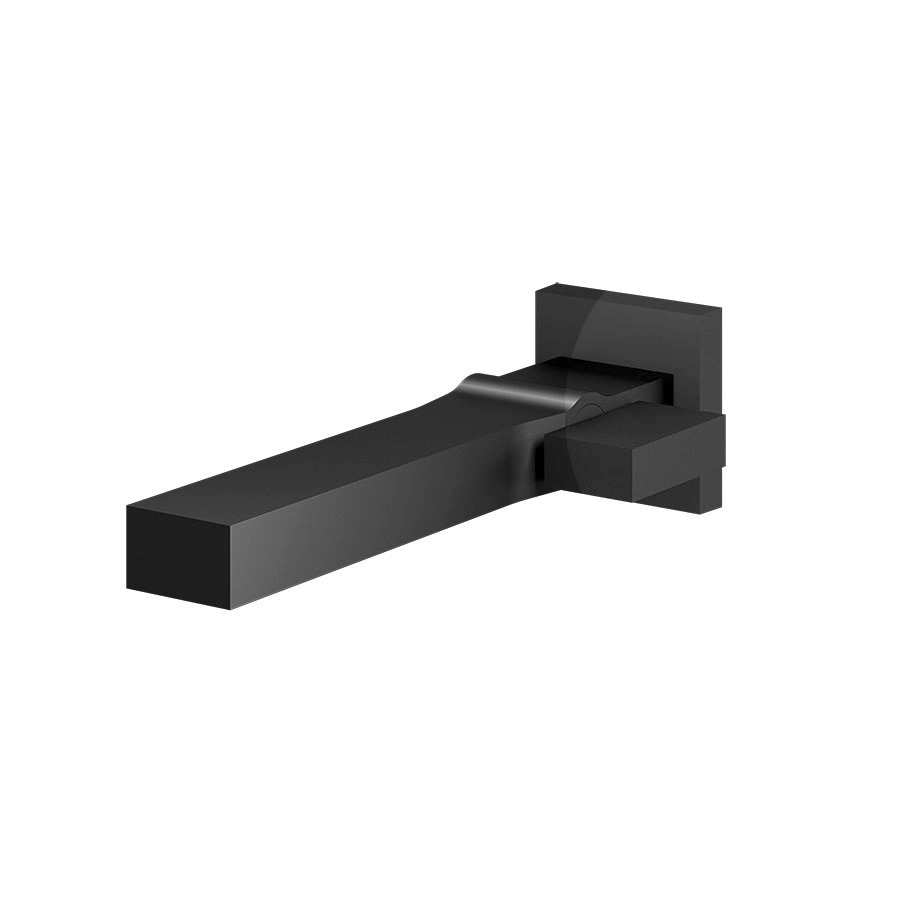 Torneira De Parede Preta Fosca Para Banheiro E Lavabo Fani Horus 1199 Bk450 Dn 15 1/2