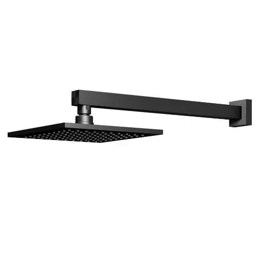 Chuveiro Articulado De Parede Preto Fosco Fani Versata 3000 Bk120