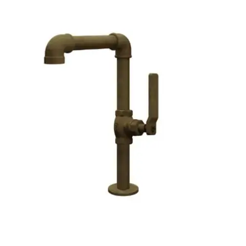 Torneira De Mesa Bruta Para Banheiro E Lavabo Bica Móvel Fani Living Clássica 1195 B702 Dn 15 1/2