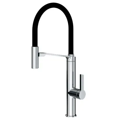 Misturador Monocomando De Mesa Para Cozinha Cromado Bica Alta Fani Gourmet 6256 C606 Dn 15 1/2