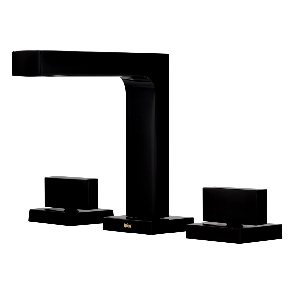 Misturador De Mesa Para Banheiro E Lavabo Preto Brilhante Fani Horus 1877 Bl450 Dn 15 1/2