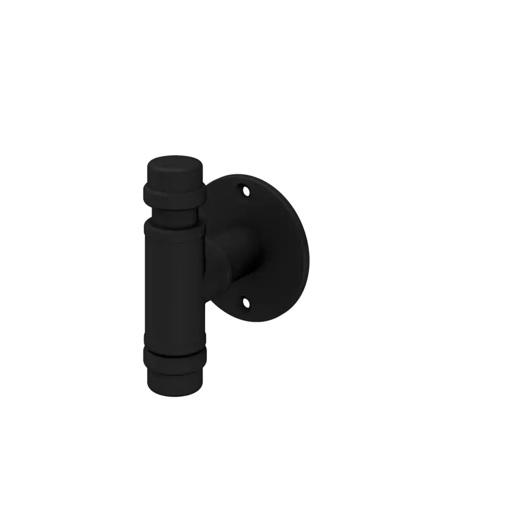 Cabide Preto Fosco Para Banheiro E Lavabo Fani Living 4600 Bk700