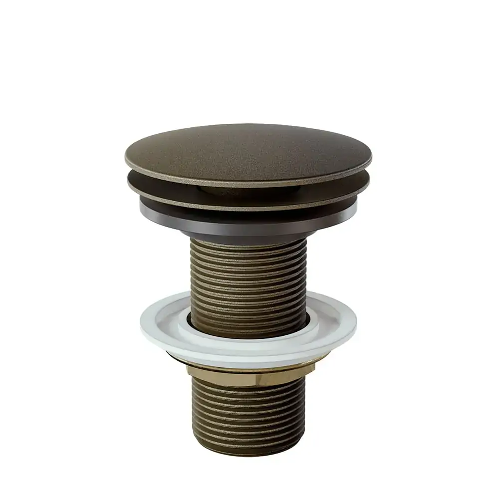 Válvula De Escoamento Redonda Bruta Click Para Banheiro E Lavabo Fani 1608 B Dn 25 1”