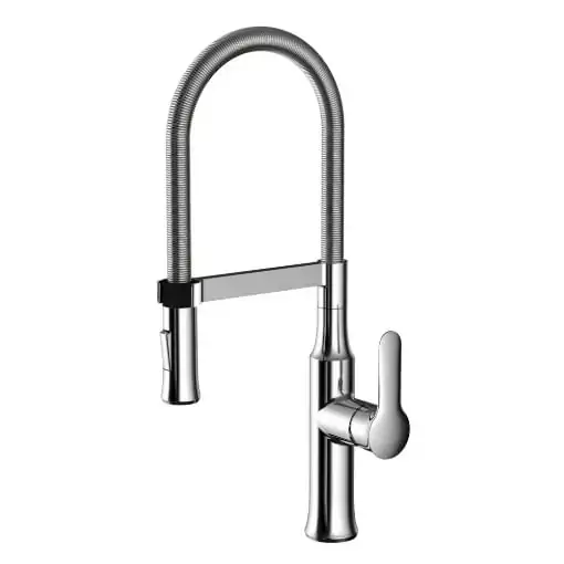 Misturador Monocomando De Mesa Para Cozinha Cromado Bica Alta Móvel Fani Gourmet 6256 C607 Dn 15 1/2