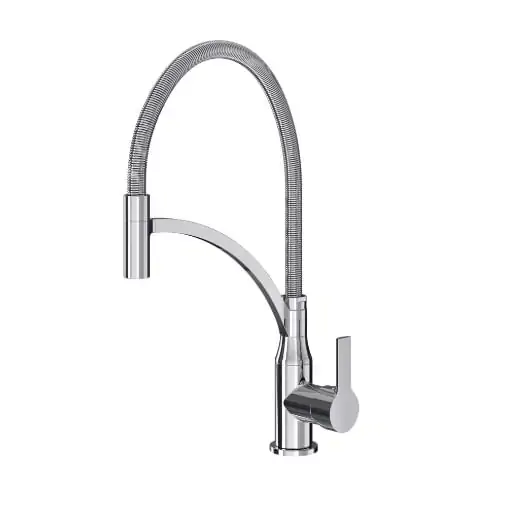 Misturador Monocomando Para Cozinha Cromado Bica Alta Móvel 360° Fani Gourmet 6256 C604 Dn 15 1/2