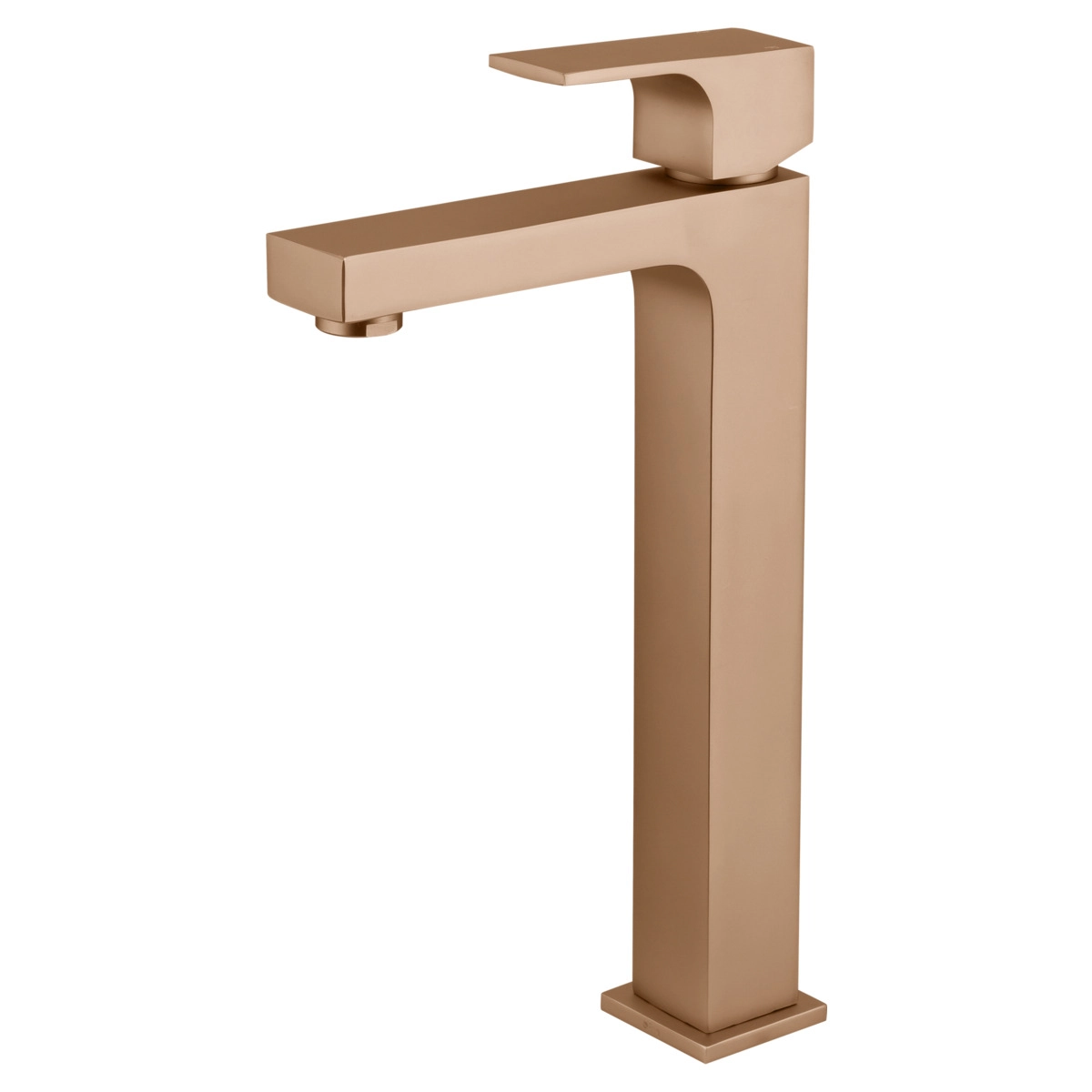 Misturador Monocomando De Mesa Para Banheiro E Lavabo Champanhe Fani Retta 6877 Ch330 Dn 15 1/2