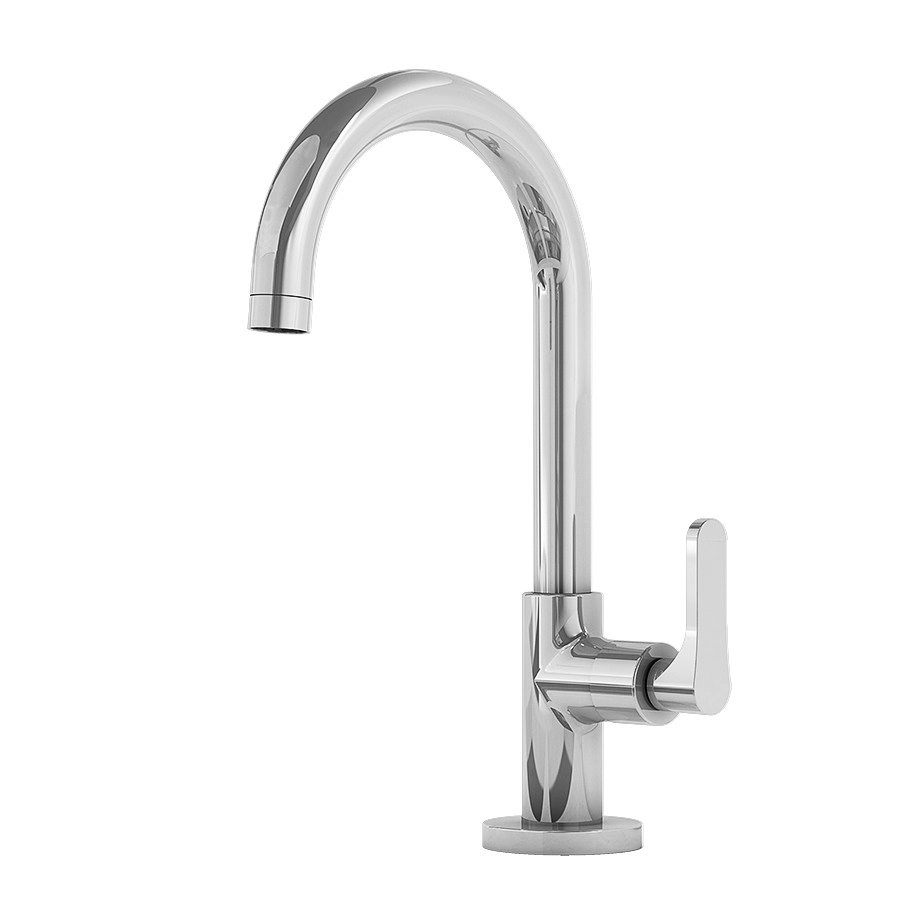 Torneira De Mesa Cromada Para Banheiro E Lavabo Fani Túnis Clássica 1195 C262 Dn 15 1/2
