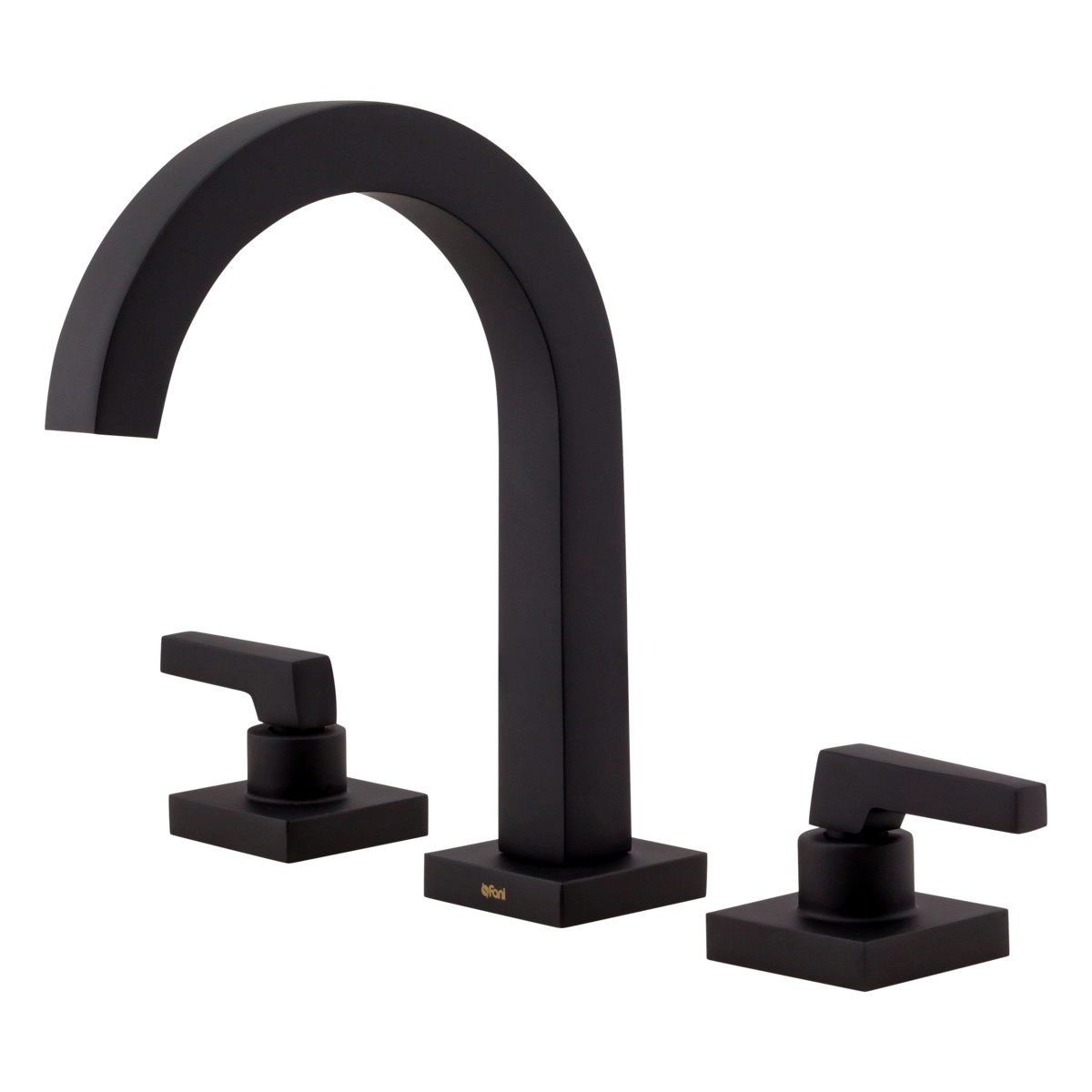 Misturador De Mesa Para Banheiro E Lavabo Preto Fosco Fani Bella Clássica 1877 Bk222 Dn 15 1/2