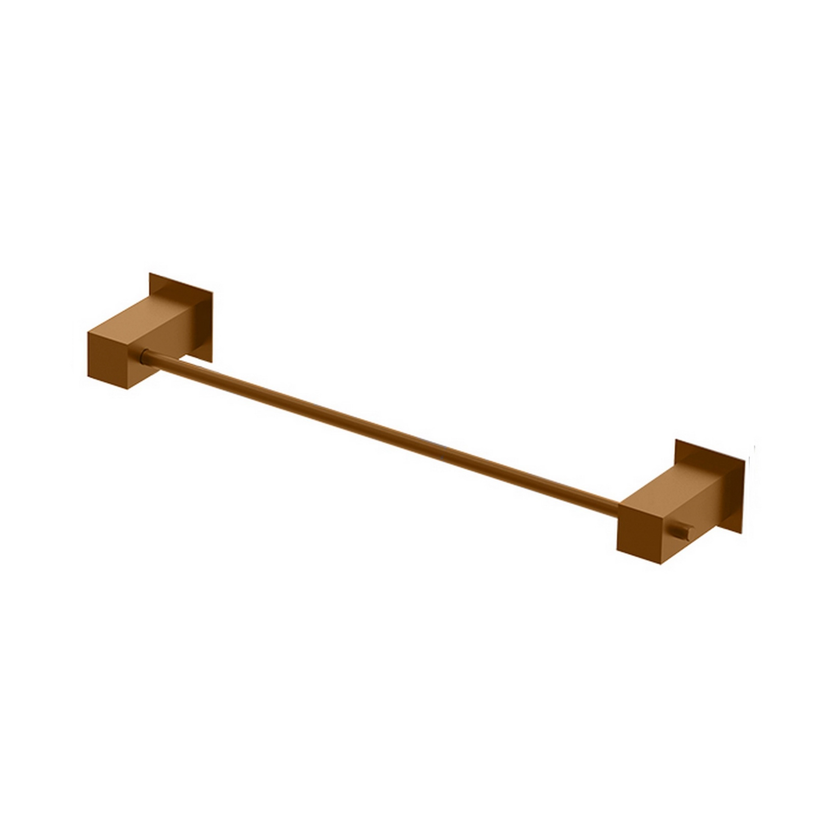 Porta Toalha Reto Curto 30 Cm Bella Rose Gold Fani