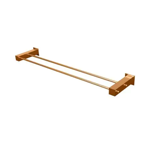 Porta Toalha Duplo Rosso Vecchio Reto Para Banheiro E Lavabo Fani Bella 4900 Rv220