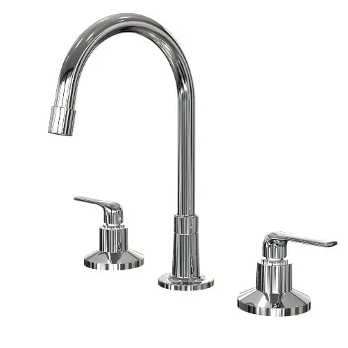Misturador De Mesa Para Banheiro E Lavabo Cromado Bica Móvel 360° Fani íris 1877 C42 Dn 15 1/2