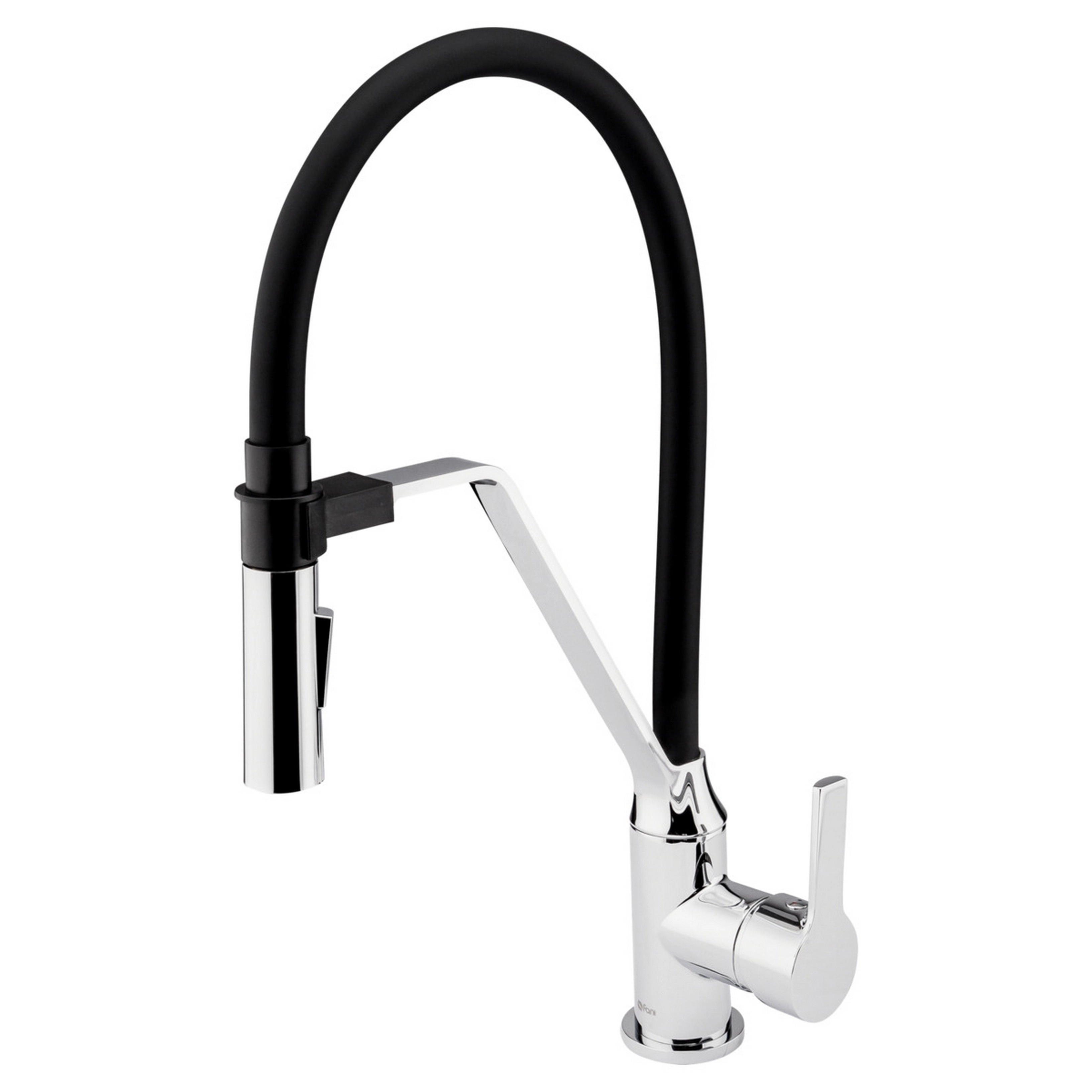 Misturador Monocomando De Mesa Para Cozinha Cromado Bica Alta Móvel 360° Fani Gourmet 6256 C610 Dn 1