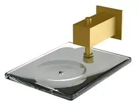 Saboneteira De Parede Para Banheiro E Lavabo Doro Vecchio Fani Bella 4110 Dv220