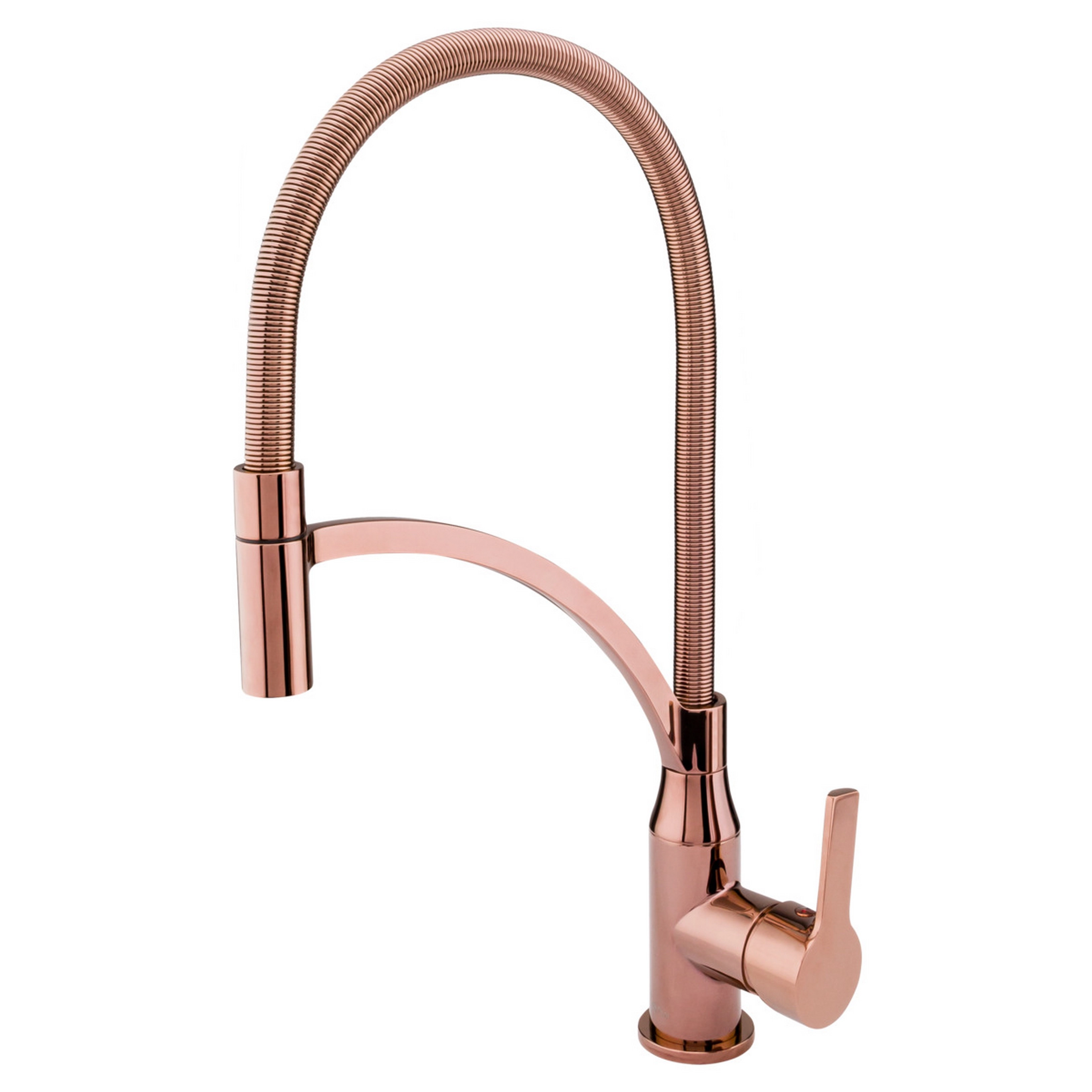 Misturador Monocomando Para Cozinha Cobre Brilhante Bica Alta Móvel 360° Fani Gourmet 6256 Cb604 Dn