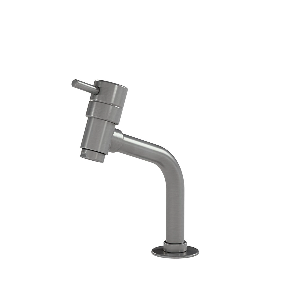 Torneira De Mesa Grafite Escovado Para Banheiro E Lavabo Fani Eva 1195 Ge90 Dn 15 1/2