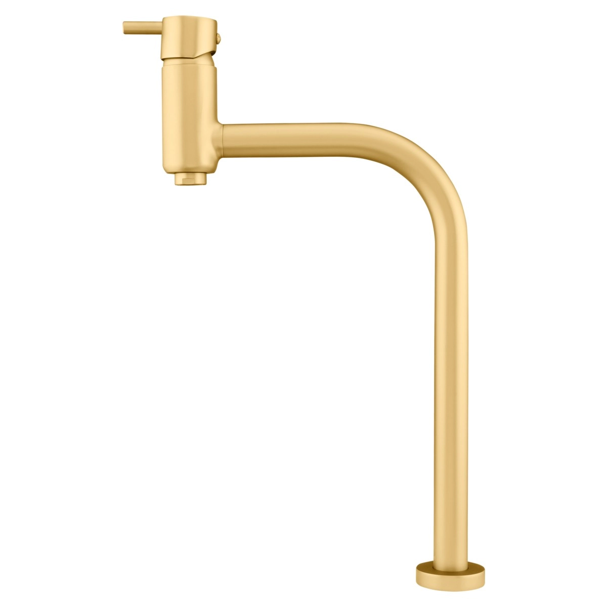 Misturador Monocomando De Mesa Para Banheiro E Lavabo Doro Vecchio Bica Alta Fani Slim 6209 Dv95 Dn